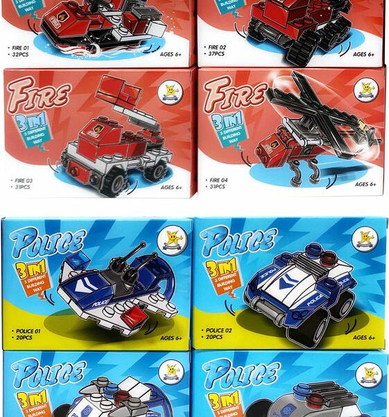Набор конструкторский Kiddie Play Police And Fire в ассортименте 1шт.