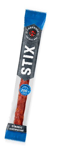 Колбаски с/к Кабандос Стикс Классические в/с охл 50г флоупак газ г/я