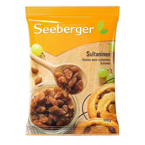 Сухофрукты Seeberger Sultanas Султанский изюм 200 г