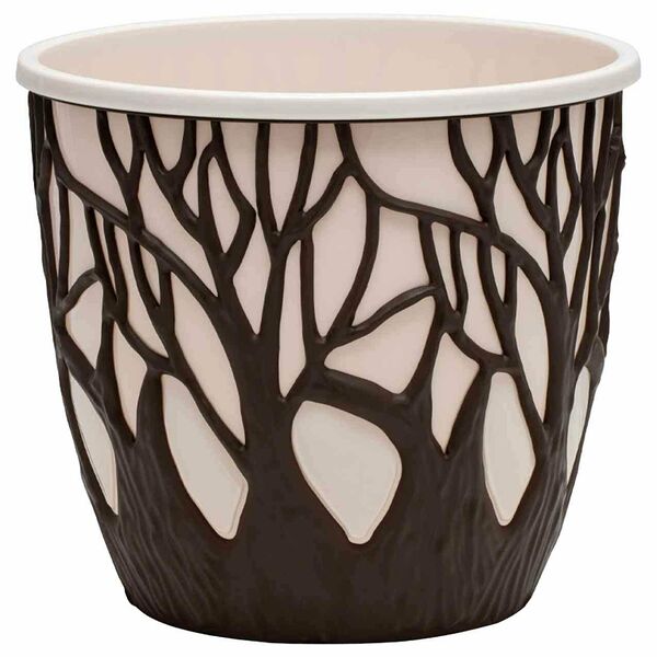 Кашпо Форест цвет: коричневый 19 см, 3 л