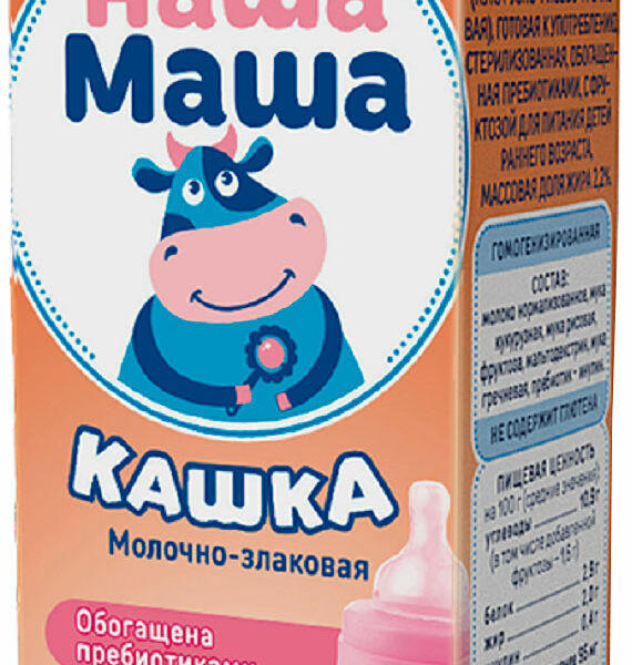 Каша детская Наша Маша молочно-злаковая, 200 мл
