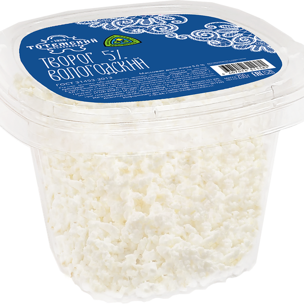 Творог ТОТЕМСКИЙ 5%, без змж