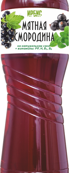 Напиток Ирбис Мятная смородина сильногазированный 1.5 л
