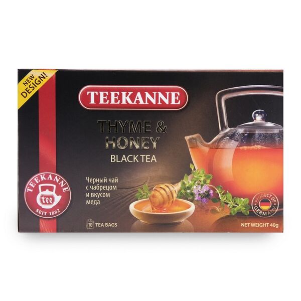 Чай черный Teekanne Thyme & Honey в пакетиках, 20 шт.