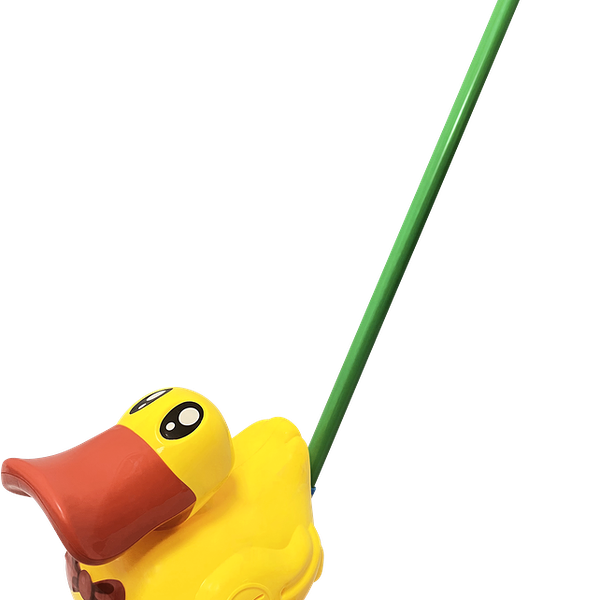 Игрушка-каталка Bigga Уточка со звуковыми эффектами, Арт. MU-0376