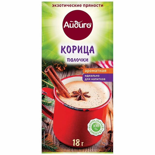 Корица АЙДИГО палочки, 18г