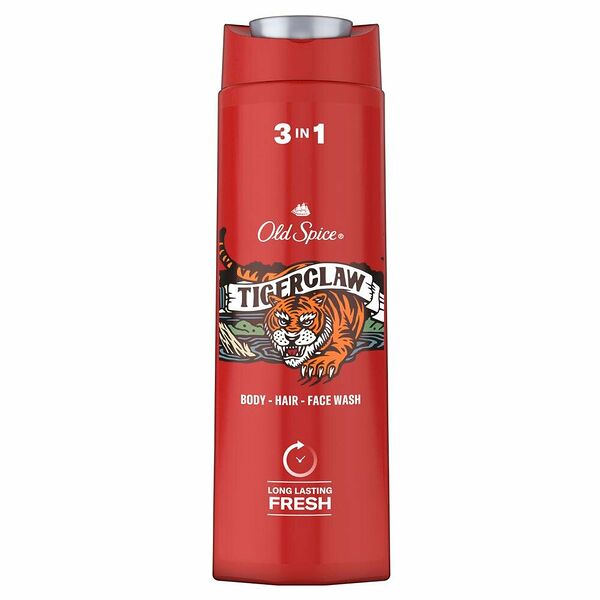 Гель для душа и шампунь Old Spice Tigerclaw 400 мл