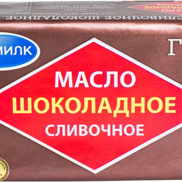 Масло сливочное Экомилк шоколадное 62%
