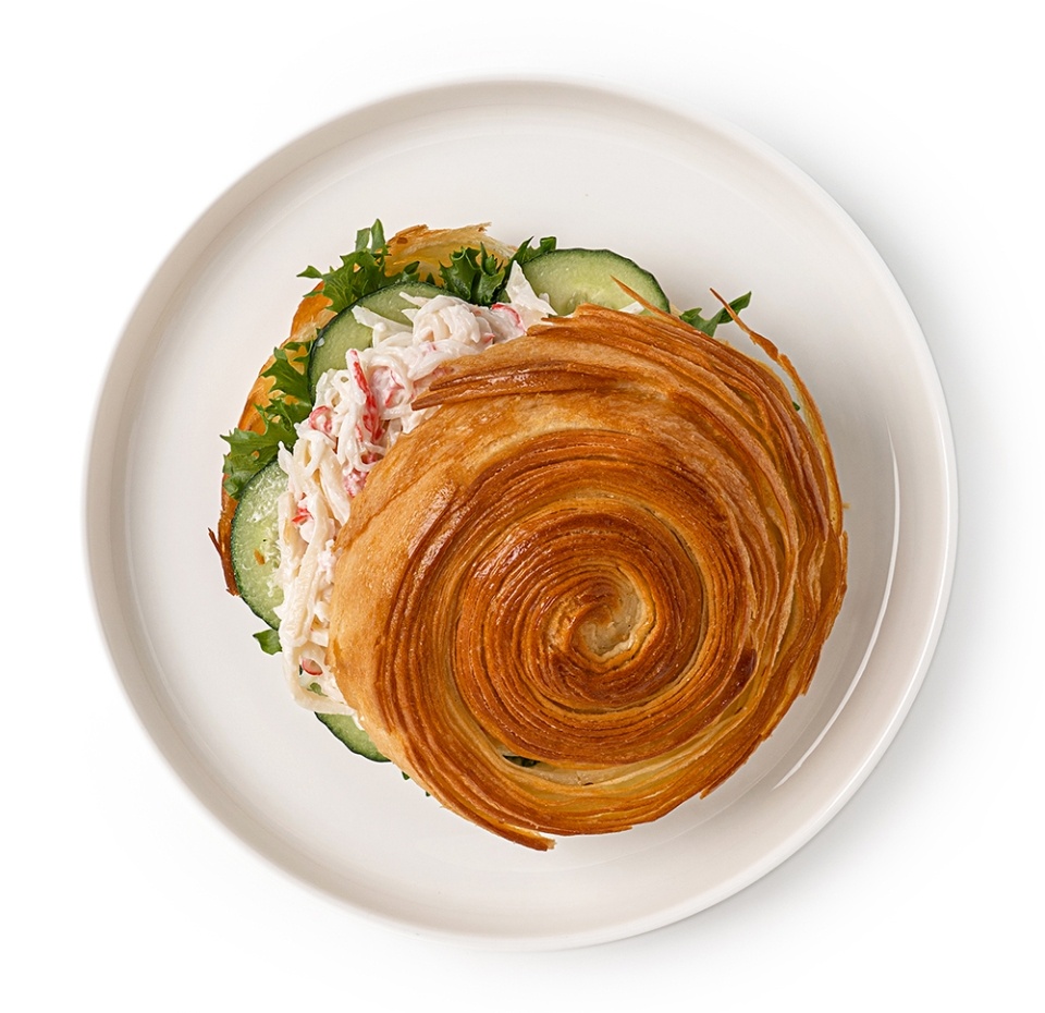 

Круассан-улитка «крабовый» 170 г, Россия