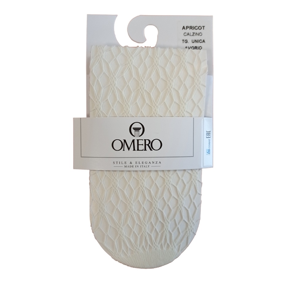 

Носки Omero Apricot calzino цвет 1012 Avorio One size, Италия