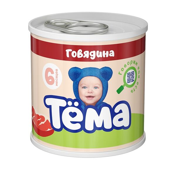 Пюре Тёма Говядина, 90г