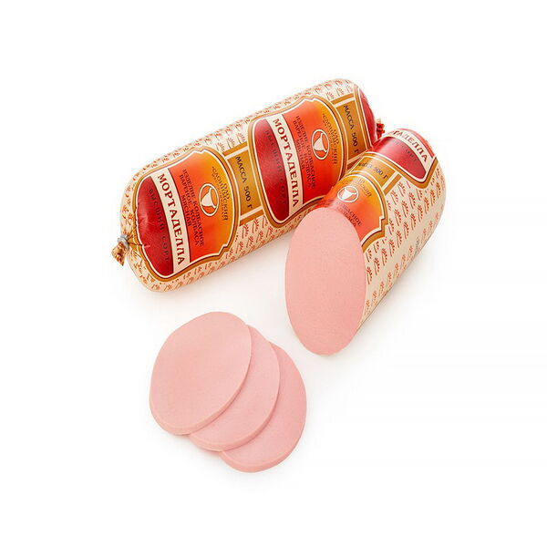 Изделие колб. Колбаса МОРТАДЕЛЛА  мясн вар в/с Слонимский МК вес 500г