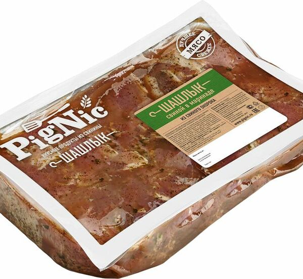 Шашлык Pignic из свинины в маринаде охлажденный