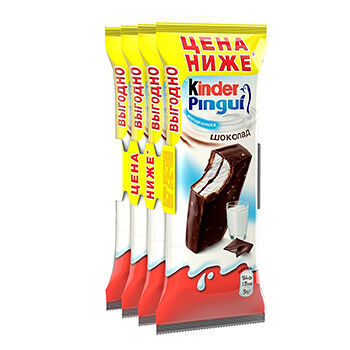 Пирожное бисквитное Kinder pingue шоколад 29.3% 4х30
