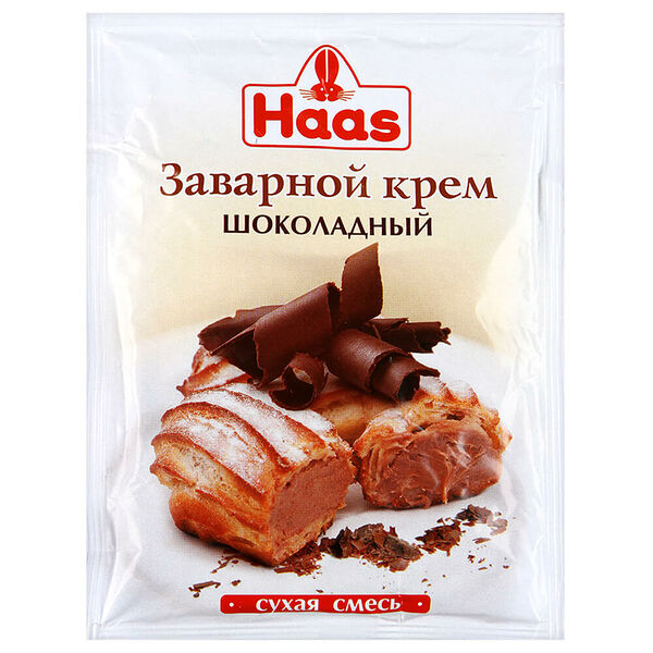Крем Haas 100г заварной шоколадный