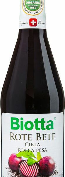 Сок Biotta Bio свекольный прямого отжима, 500мл