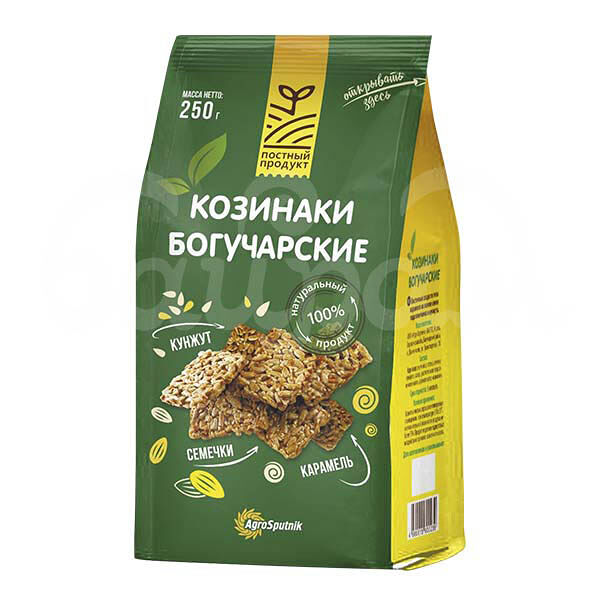 Козинак Богучарский 250гр Агро-Спутник пакет