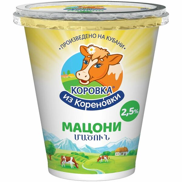 Мацони Коровка из Кореновки 2.5% 300 г