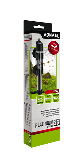 Обогреватель для аквариумов Platinium Heater регулируемый 25w 10-25 л