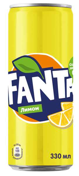 Напиток б/а газ. Фанта Лимон 0,33 л. ж/б