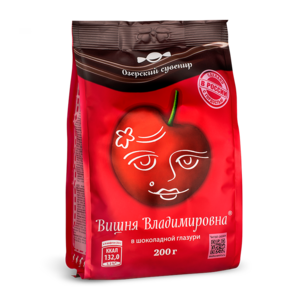 Конфеты Озёрский сувенир вишня владимировна, в шоколадной глазури в Магнит со скидкой –32%