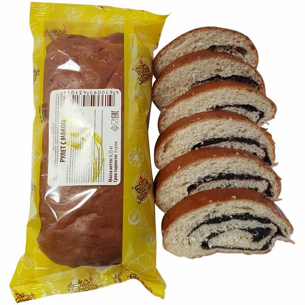 Рулет Будем Знакомы С маком, 250г