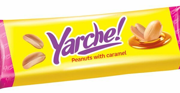Батончик Yarche с жареным арахисом и мягкой карамелью 50г