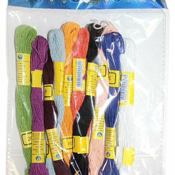 Мулине набор 10 цветов ТМ Дамское счастье