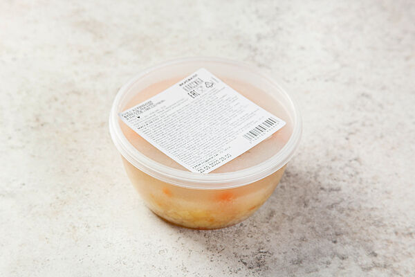 Суп с куриными фрикадельками и пастой 