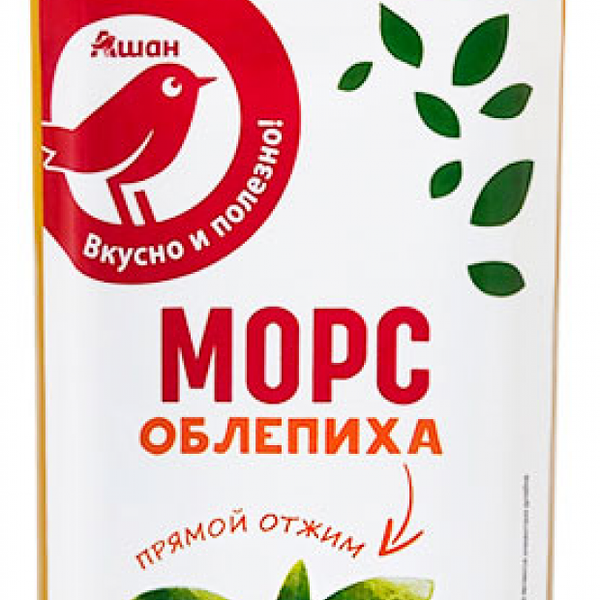 Морс АШАН Красная птица облепиховый