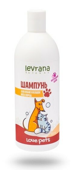 Levrana Love pets Шампунь для собак и кошек всех пород