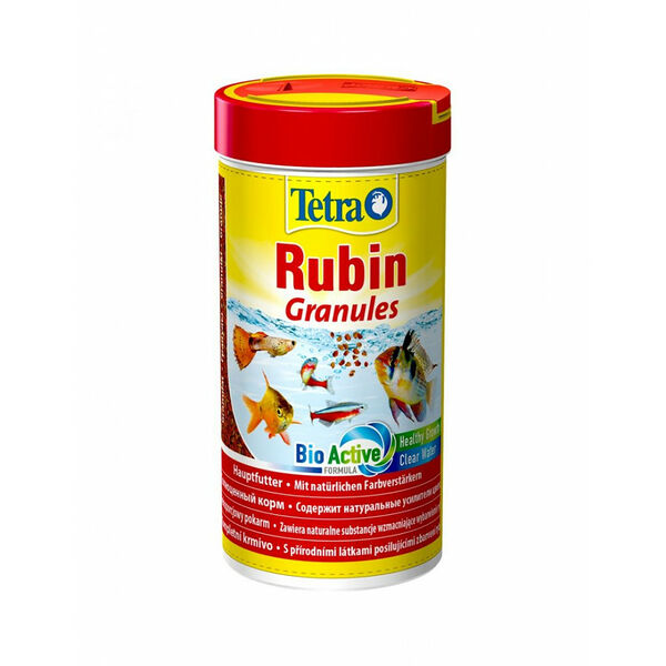 Tetra TetraRubin Granules корм в гранулах для улучшения окраса всех видов рыб 250 мл