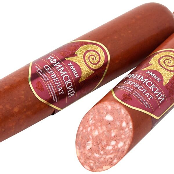 Колбаса варёно-копчёная Сервелат Уфимский