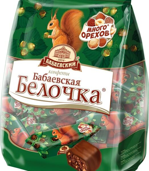 Конфеты Бабаевский Бабаевская Белочка 200г