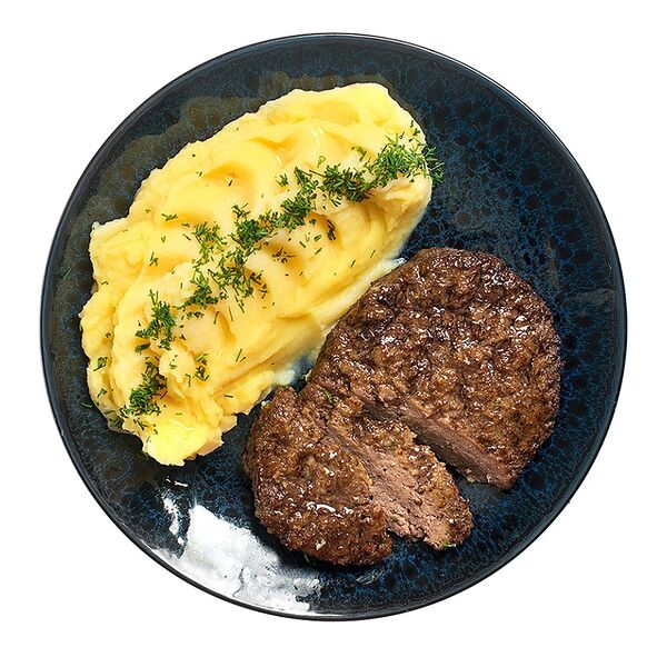 Бифштекс из говядины с картофельным пюре Азбука Вкуса 320 г