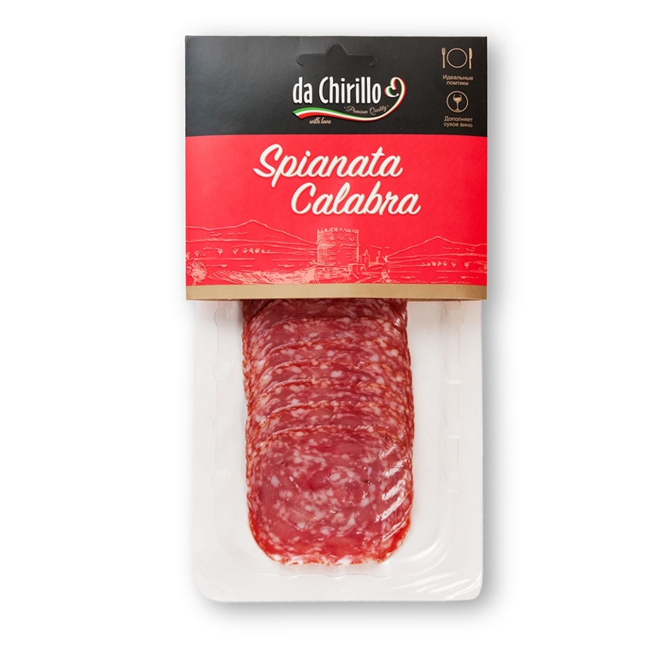 

Колбаса сыровяленая da Chirillo Spianata Calabra нарезка, 90 г