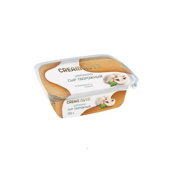 Сыр творожный Шампиньоны 65% контейнер 170г Cream Nuvo