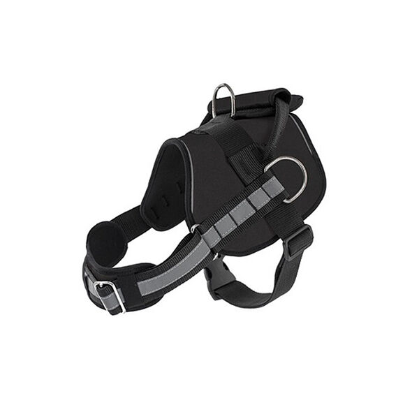 Шлейка Yami-Yami Kombo для служебных собак(тяговая) черная для собак (50-67 см х 80-100 см)
