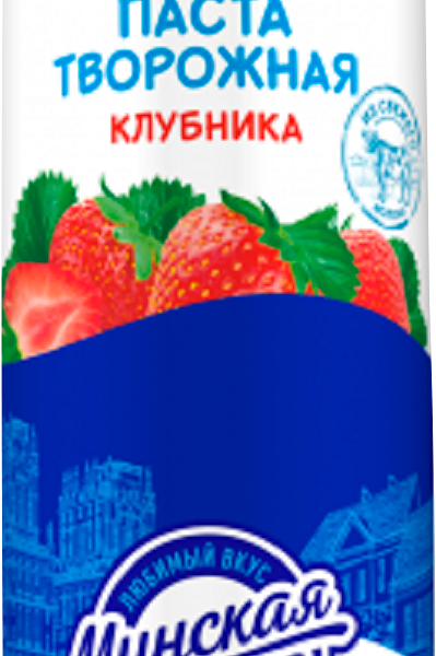 Паста творожная Минская марка клубника