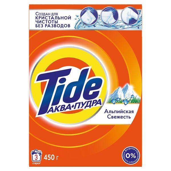 Стиральный порошок Tide Alpine Fresh Альпийская свежесть для белого белья