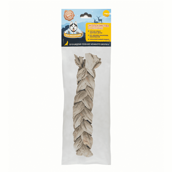Лакомство для собак ПОГРЫЗУХИН Косичка XL