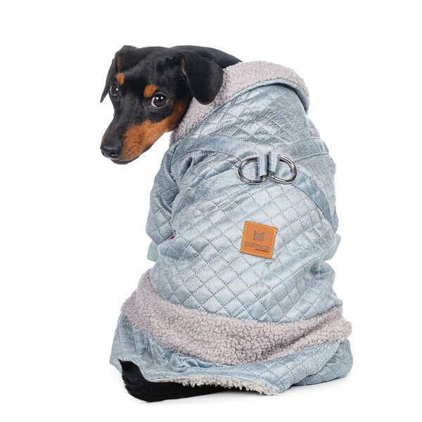 Комбинезон для собак L голубой (девочка)