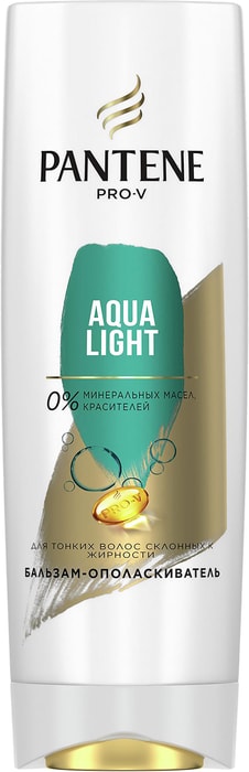 

Бальзам-ополаскиватель для волос Pantene Pro-V Aqua Light 360 мл