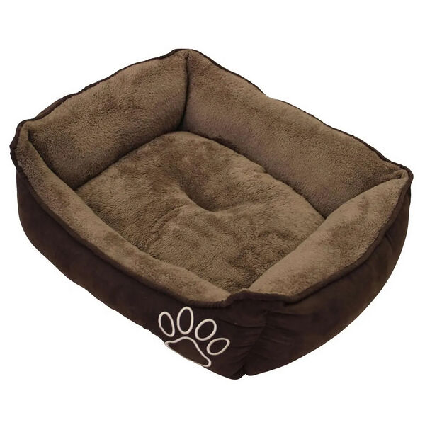 NOBBY Лежак мягкий MERO 77х61х19см коричневый