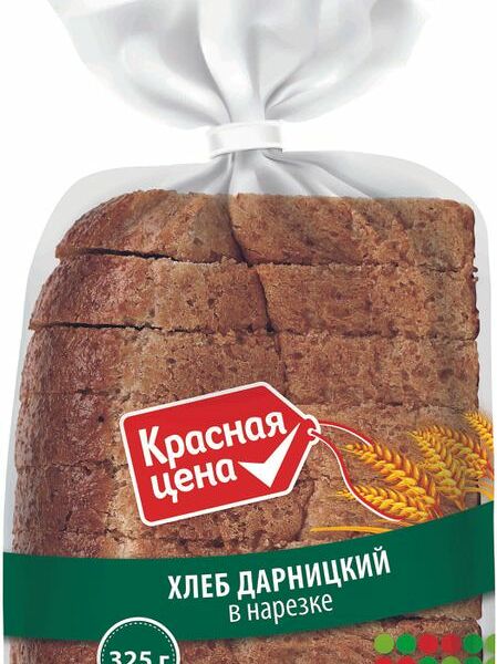 Хлеб Красная Цена Дарницкий нарезка
