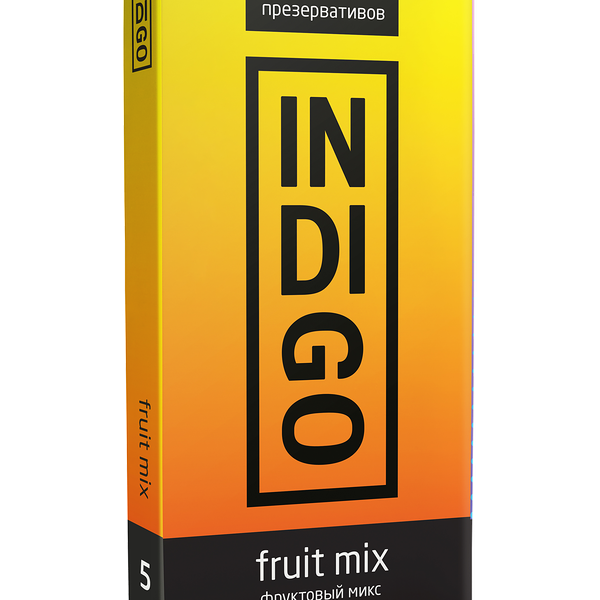 Презервативы Indigo Fruit mix №5 фруктовый микс