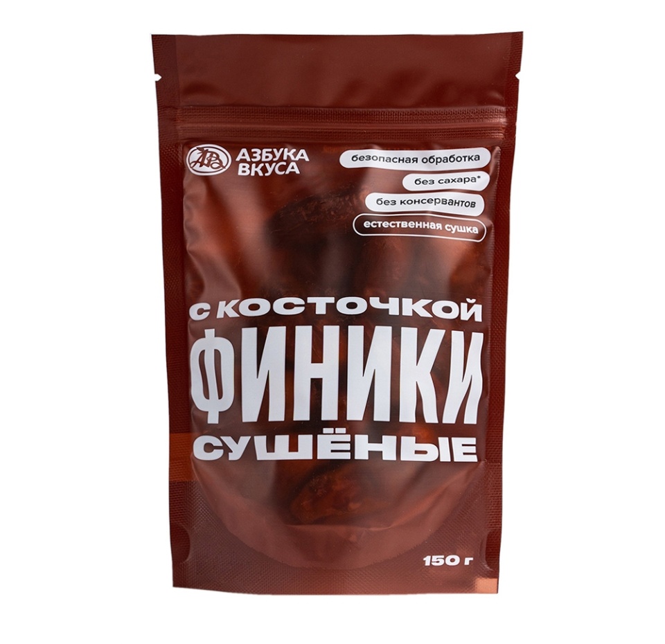 

Сухофрукты Азбука Вкуса финики сушеные с косточкой
