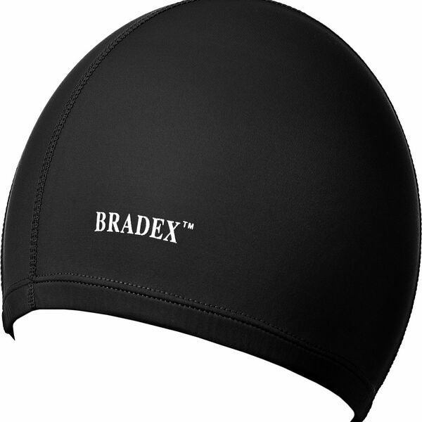 Шапочка для плавания полиамид черная арт SF 0851