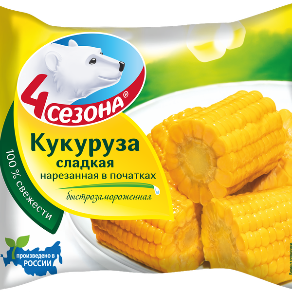 Кукуруза 4 Сезона сладкая в початках