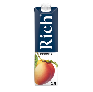 Нектар Rich персик с мякотью в Магнит со скидкой –28%